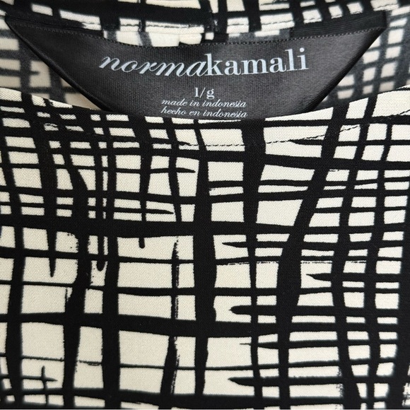 Norma Kamali Sleeveless Stretch Jersey Ruched Mini Dress Broken Mesh Size Large - Picture 10 of 12